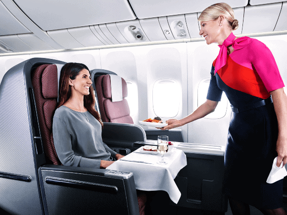 Qantas 747 Business Class Review Qf28 Santiago Sydney