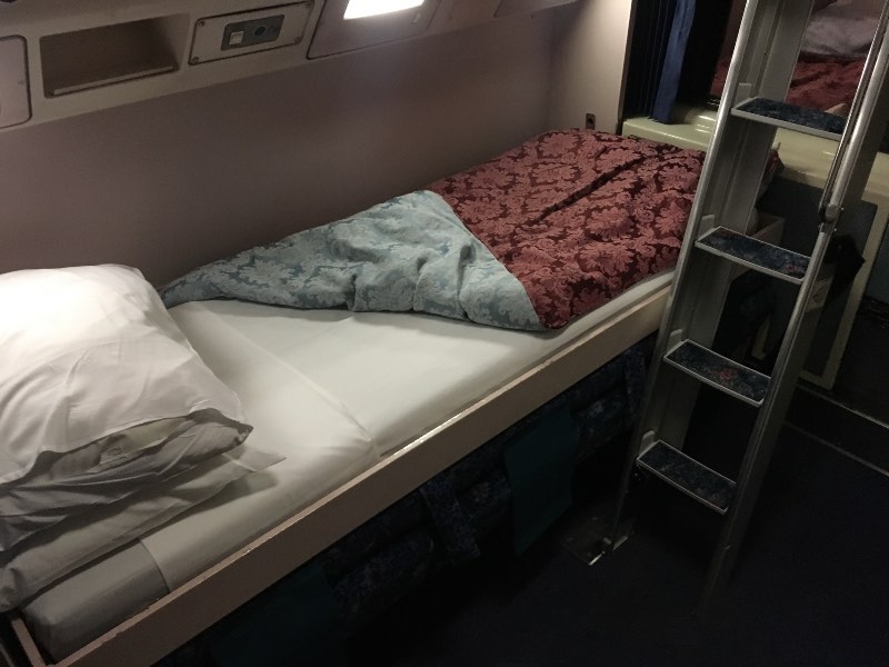 NSW TrainLink XPT sleeper cabin