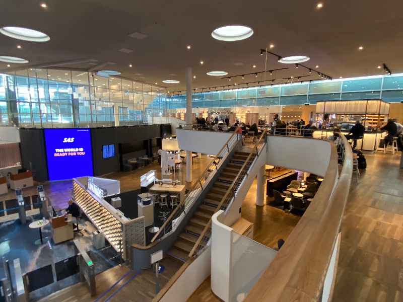 SAS Lounge (Schengen) at Copenhagen Airport