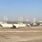 LATAM Airlines planes at Santiago Airport