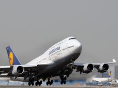 A Lufthansa Boeing 747-400