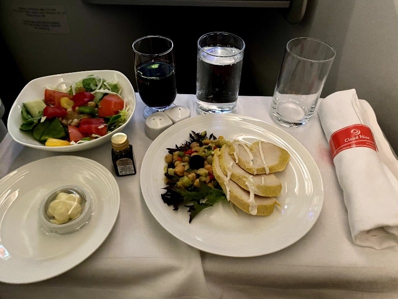 Ethiopian Airlines business class starter on ET686