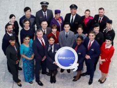 Cabin crew from Oneworld's 13 member airlines in 2024