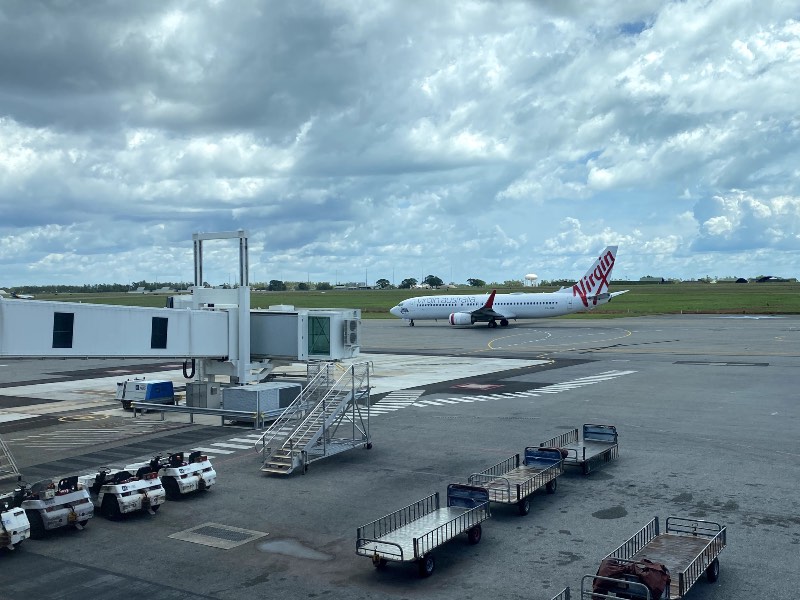 Virgin Australia Boeing 737 at Darwin Airport