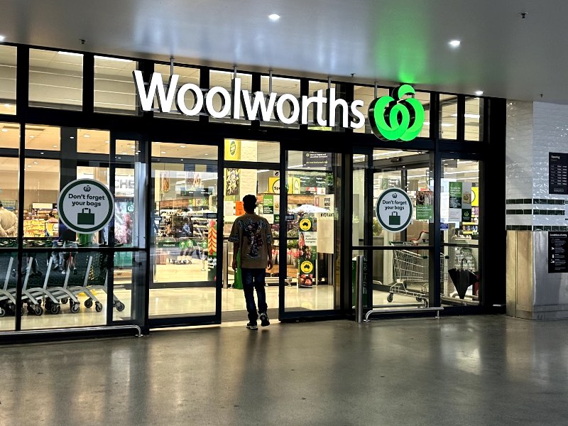 Woolworths supermarket in Mascot, Australia