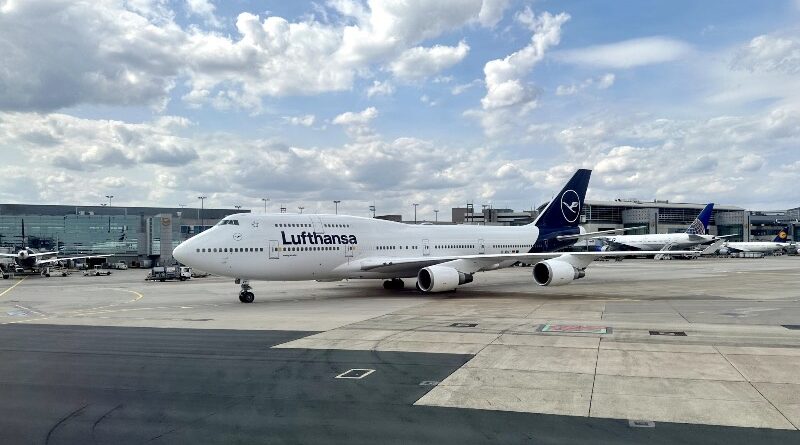 Lufthansa Boeing 747-400 at Frankfurt Airport in 2023