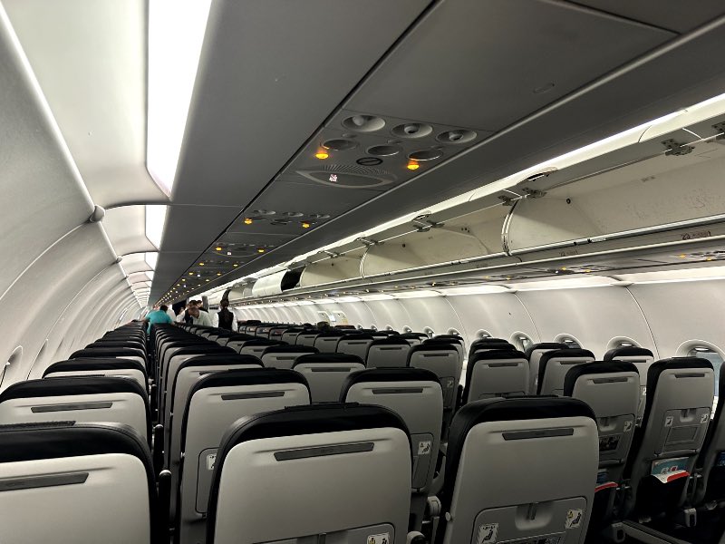 Avianca's Airbus A320 cabin
