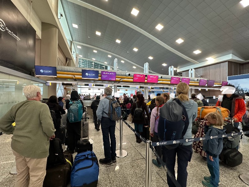 Iberia check-in at Quito (UIO)