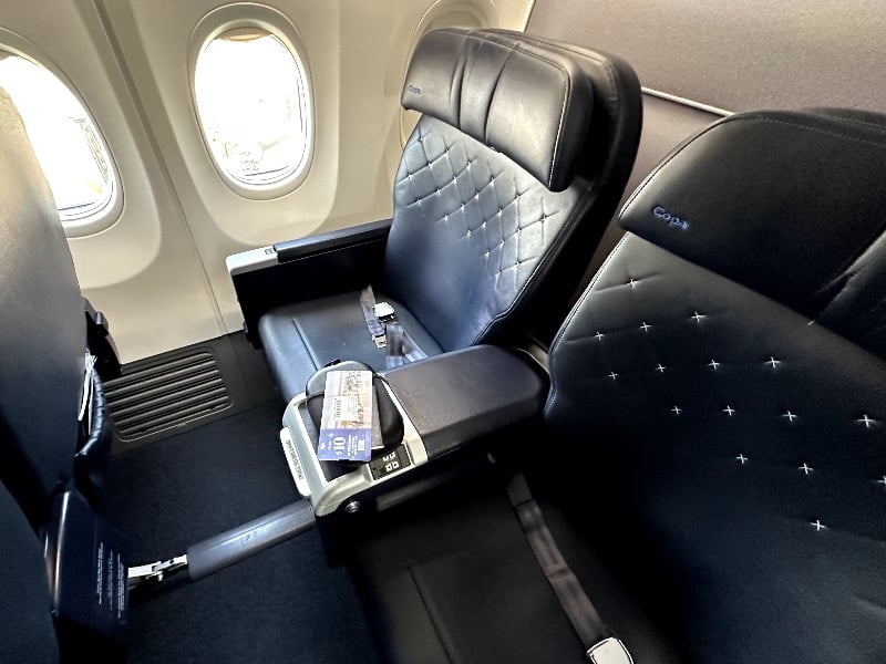 Copa Airlines Business Class seat