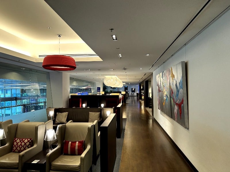 British Airways Lounge in Singapore