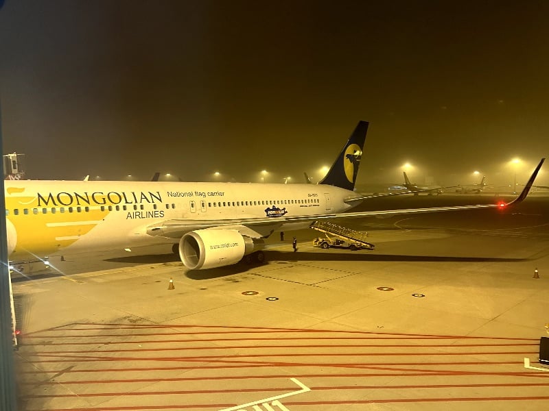 MIAT Mongolian Airlines Boeing 767 at Seoul Incheon Airport