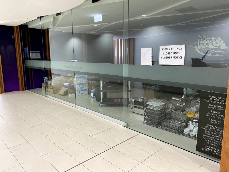 Virgin Australia Lounge Cairns closed until further notice