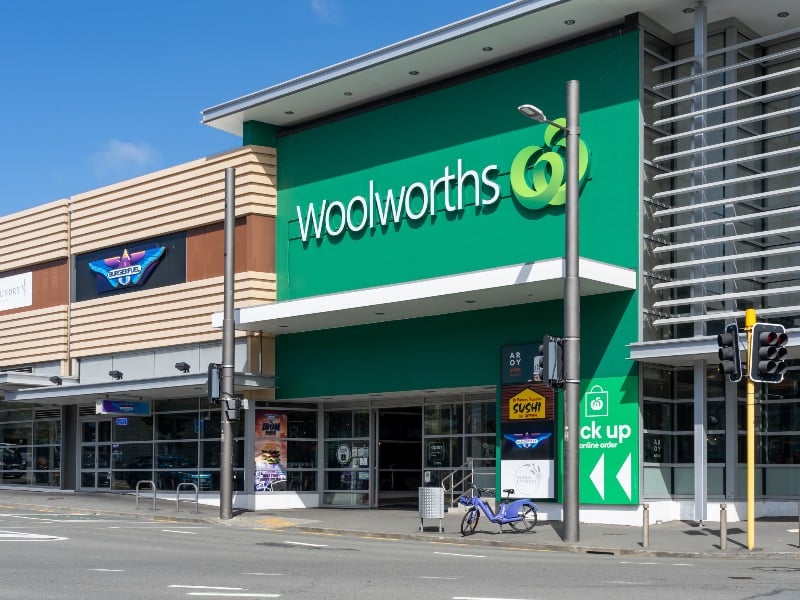 Woolworths store in Wellington, New Zealand