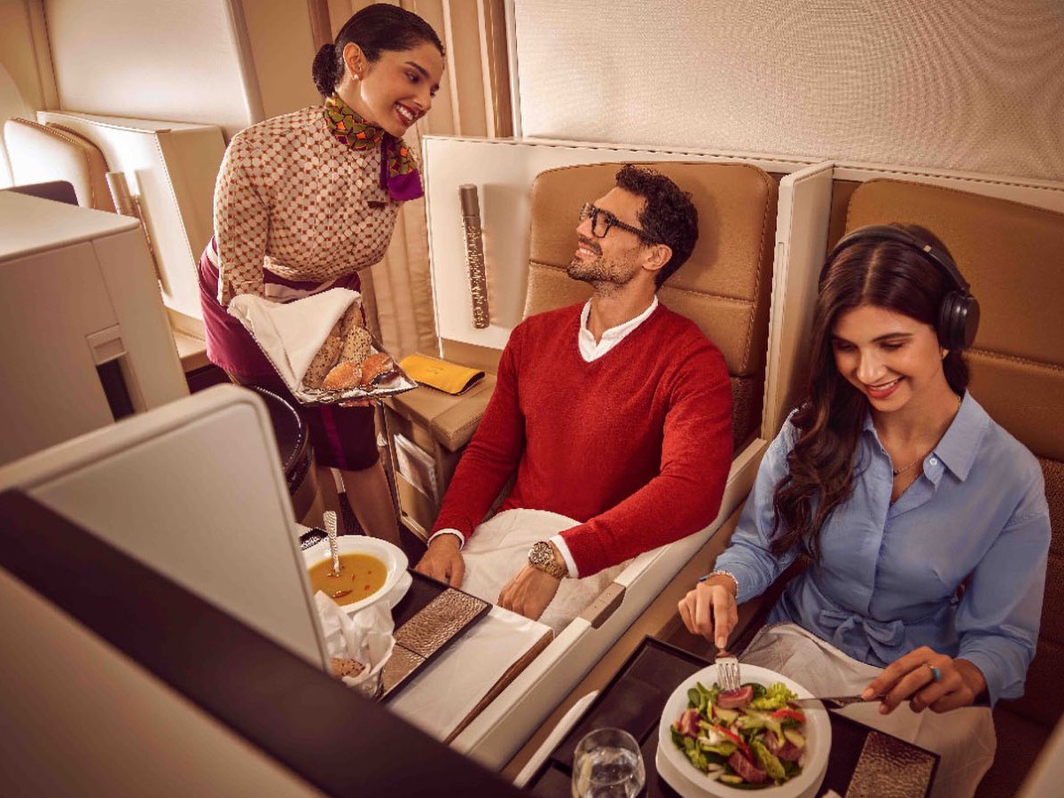 Etihad A380 Business Class