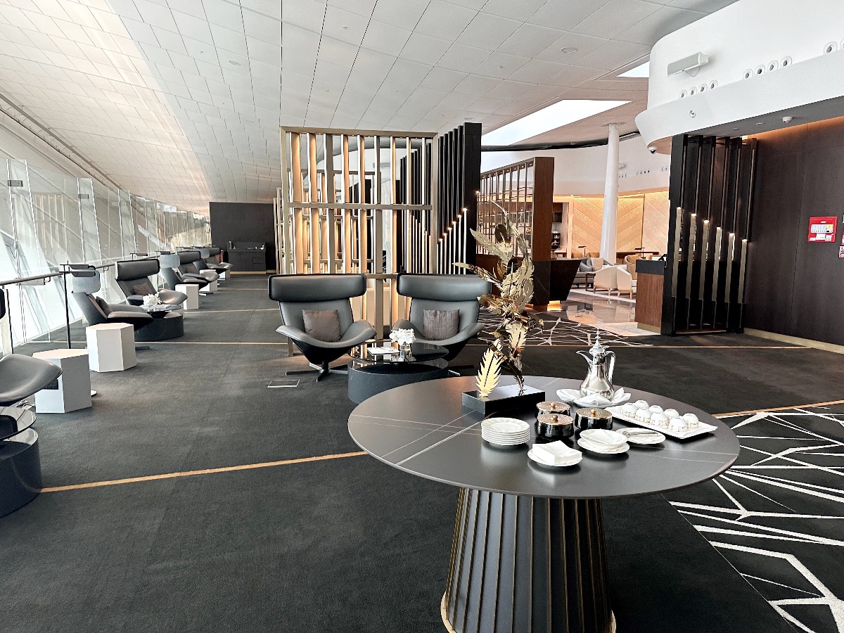 The Etihad First Class Lounge in Abu Dhabi