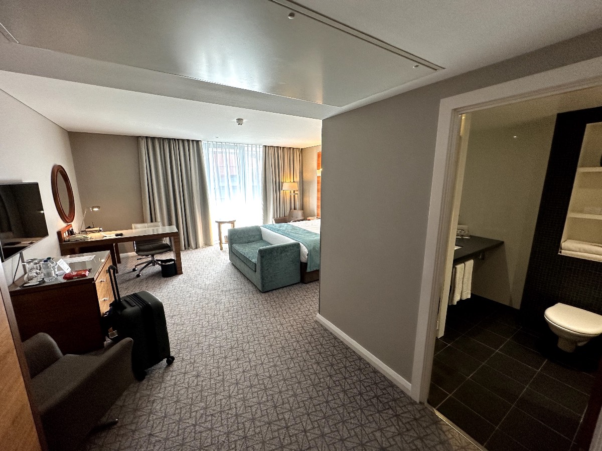 Junior suite at Crowne Plaza London Docklands