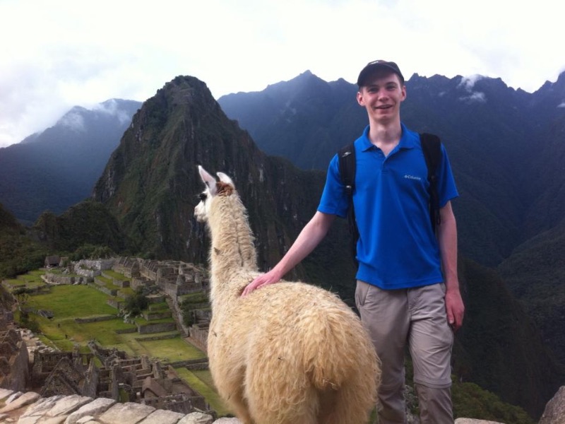 Matt Graham at Machu Picchu in 2014