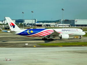 Malaysia Airlines Airbus A350-900 at Kuala Lumpur International Airport