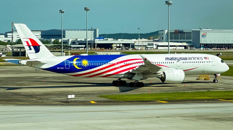 Malaysia Airlines Airbus A350-900 at Kuala Lumpur International Airport