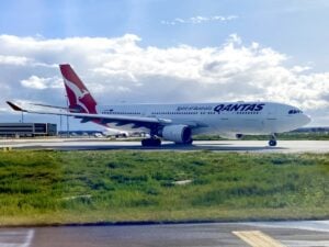 Qantas A330-200 at Melbourne Airport