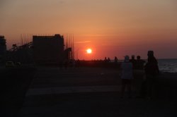 Sunset at The Malecon.JPG