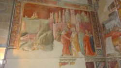 Florence Frescos in Church Of Santa Trinita.jpg